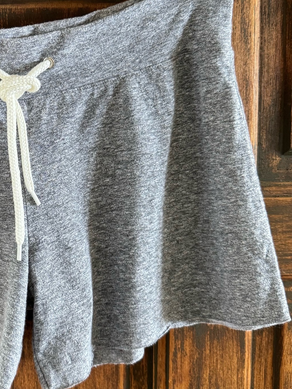 MONROW•TEXTURED TRI-BLEND VINTAGE SHORT•GRANITE•SIZE S - Picture 11 of 12